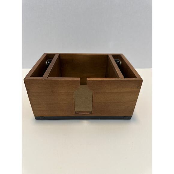 NEW Knob Creek Bourbon Wooden Bar Caddy Organizer – Whiskey Promo Home Bar Decor - Picture 4 of 5